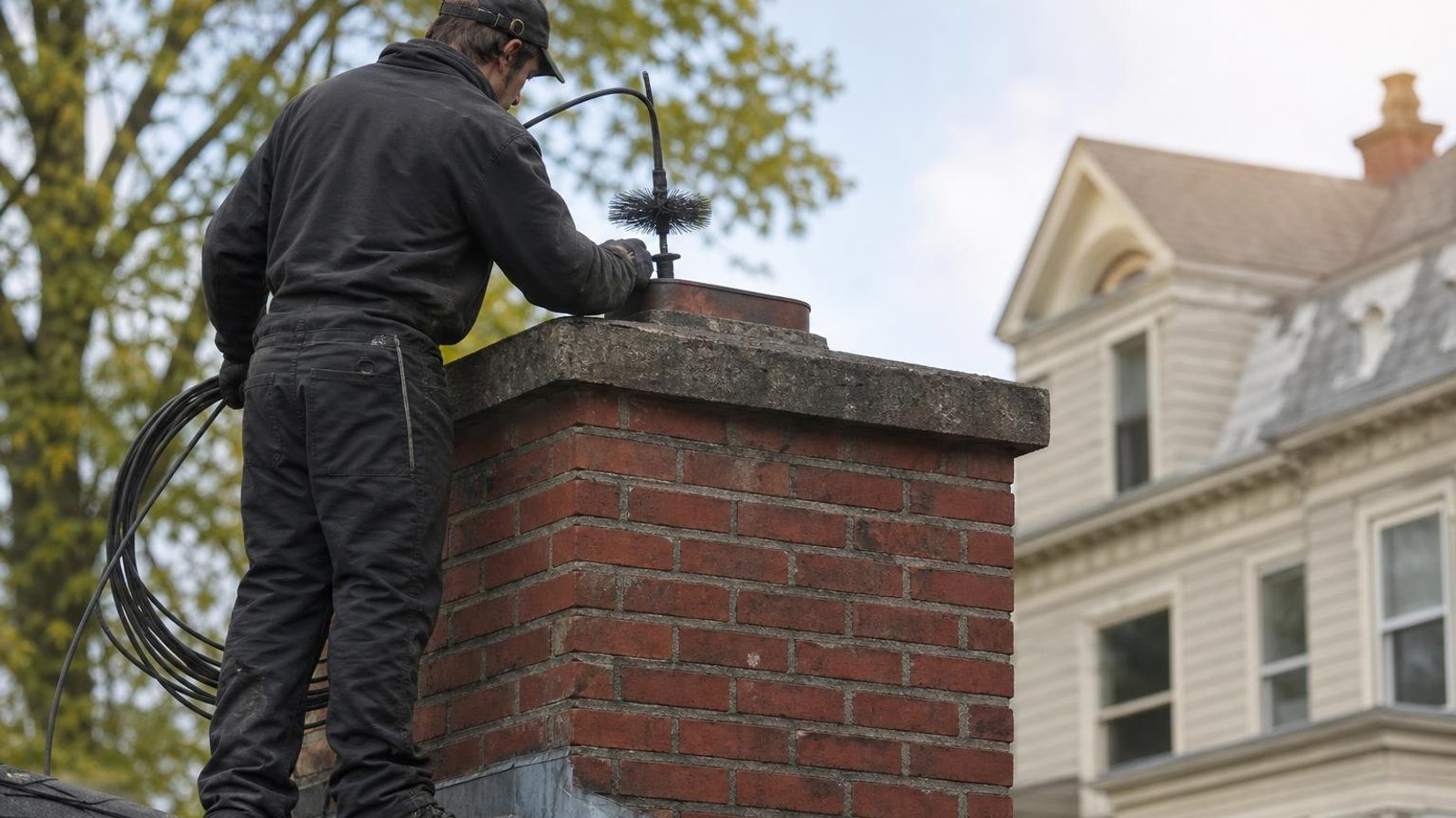 Practical chimney sweep & inspection in Chelsea